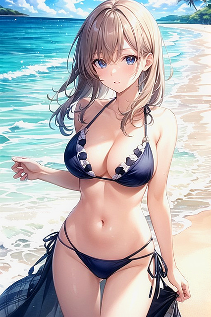 Small Breasts and Pubic Fun in Steamy Hentai AI Image
