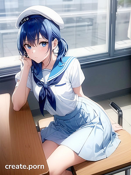 Detailed Classroom Hentai AI Image with Small Breasts for Ultimate Pleasure