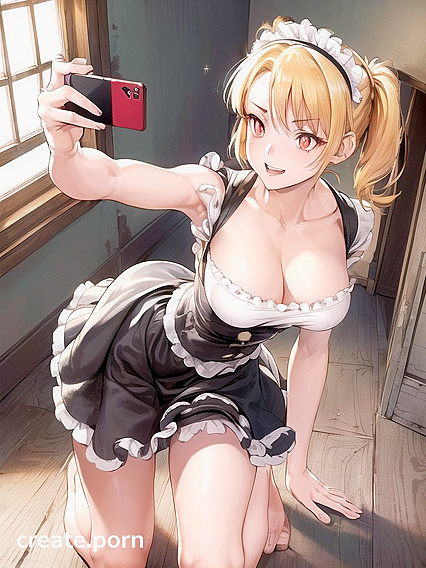 Sunny with Red Eyes Raises Her Arms for Intense Hentai Pleasure