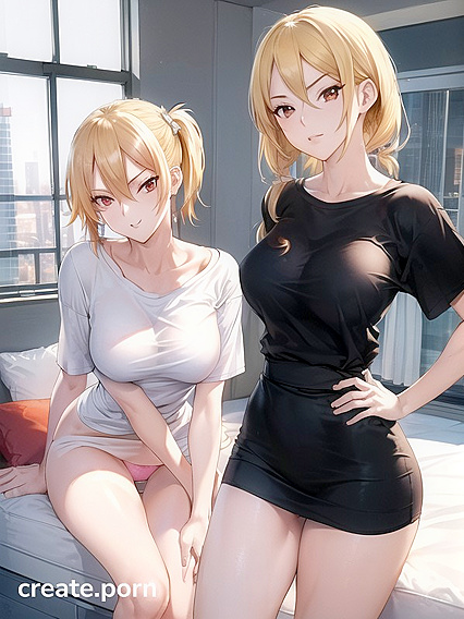 Luscious Medium Breasts Teased in Seductive Lying Down Hentai AI Image