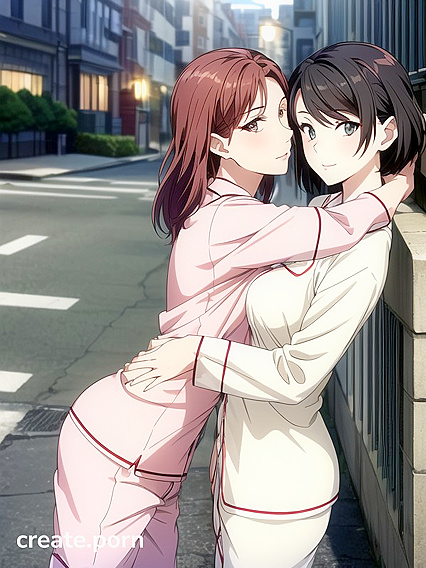 Sleek and Fit Chick with Perfect Medium Breasts in Steamy Hentai AI Image