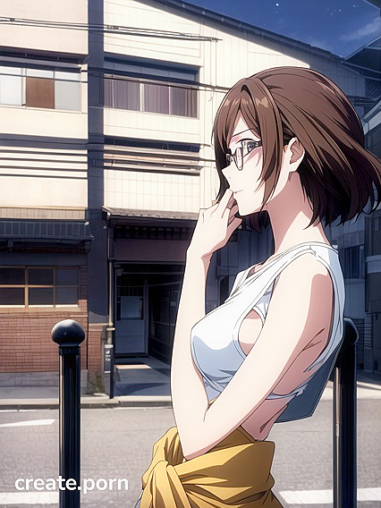 Brunette withBrown Eyes Seduces inMind-Bending Hentai AI Image