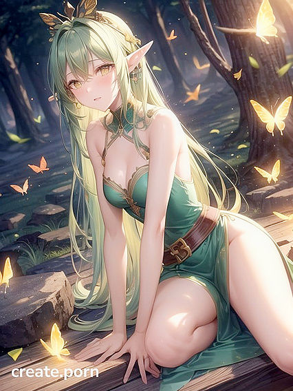 Detailed Body of a Mature Woman in Skinny Hentai Pleasure
