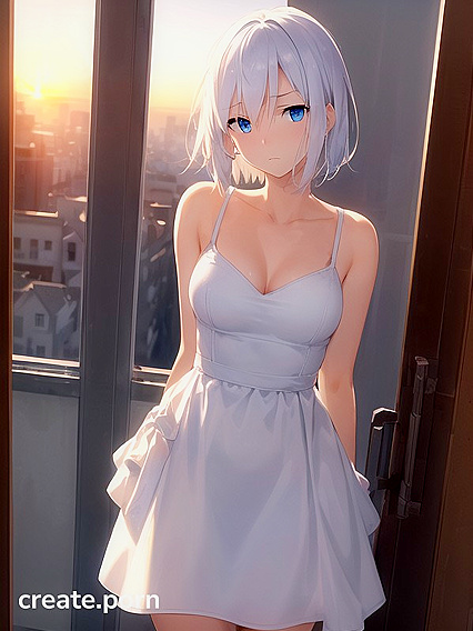 Skinny Teen 18+ Enjoying Short-Length Fun in Hentai AI Image