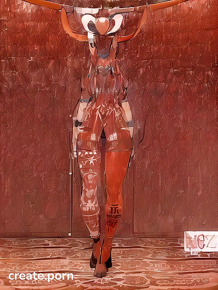 Ultra-Detailed Naked Seduction in Erotic Hentai AI Image