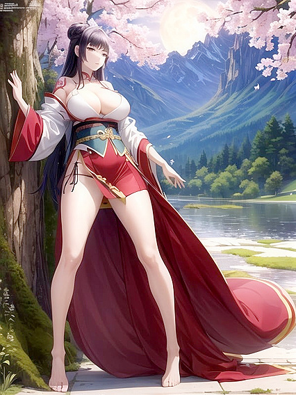 Kitsune with Twin Buns Hairstyle in Detailed Hentai Screencaps