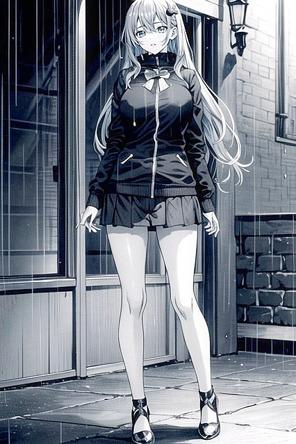 Aqua from Konosuba Takes Full-Length Rainy Day Hentai Pleasure