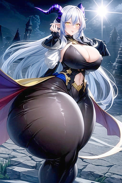 Huge Breasts Ultra-Detailed Model inMind-Blowing Hentai AI Porn