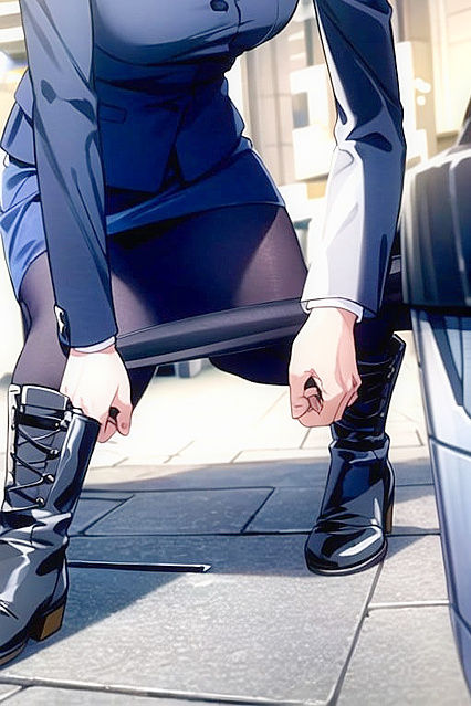 Maki Zenin from Jujutsu Kaisen Bound in Sensual Hentai AI Image