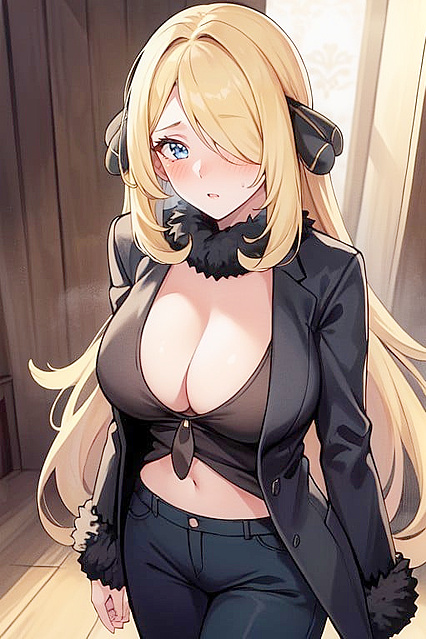 Sweaty Fat Man Grooves on Crowded Train with Girl 18+ in Black Over-Knee Stockings Hentai Hentai AI Image