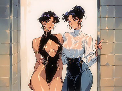 Massive Ass Twink with Black Hair in Steamy Hentai AI Image
