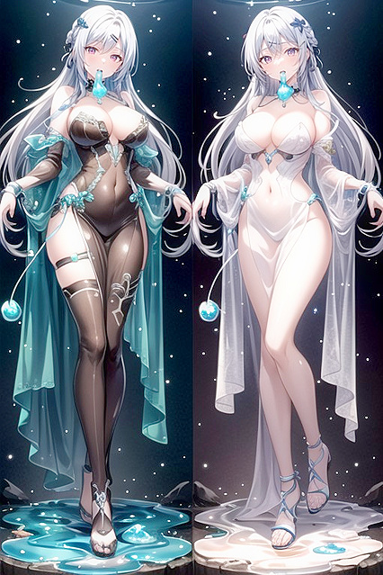 Open Mouth, Split Screen, Hair Clip Hentai AI Erotic Pleasure