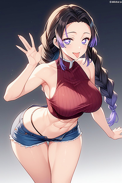 Heart-Eyed, Leaning In, Smiling Wide Open Mouth Hentai AI Image