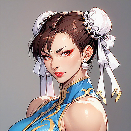Chun Li's Face Fucks in Direct Hentai AI Porn Action