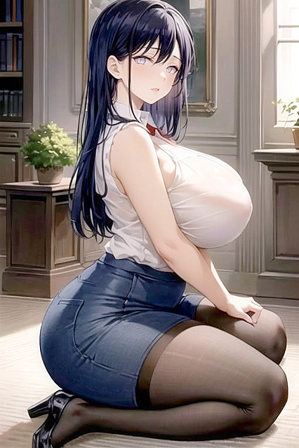 Teacher Gives Mind-Blowing Blowjob in Third-Person Hentai AI Image