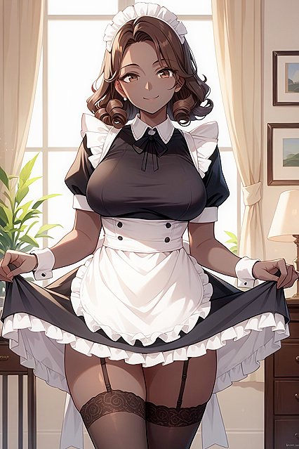 Blushing While Looking at You in This Top-Down Hentai AI Pleasure Session