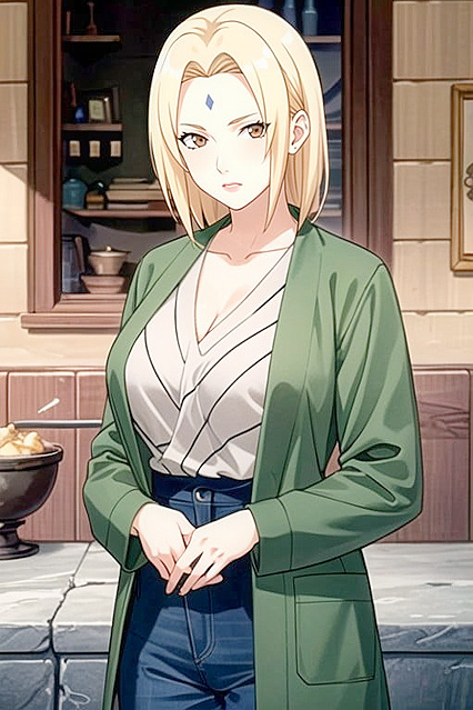 Tsunade from Naruto Gets Wild inMind-Blowing Hentai AI Image