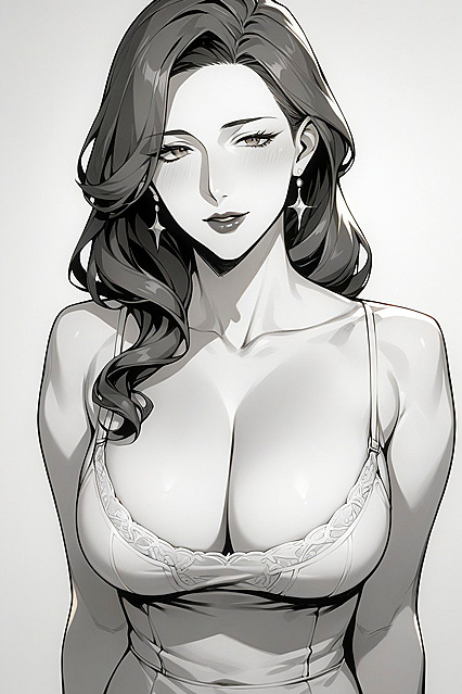 Redhead Standing with Fringe in Mind-Blowing Hentai AI Image