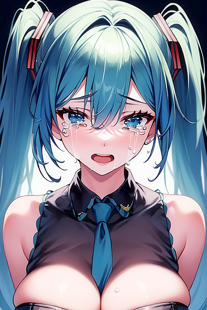 Hatsune Miku's Big Breasts Take Center Stage in steamy 18+ Hentai AI Image