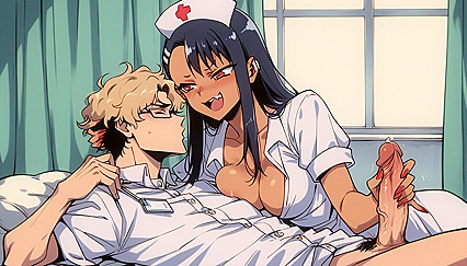 Nurse Handjob Turns into Intense Hentai Pleasure Session