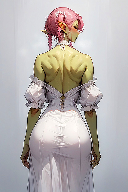 Goblin with Pink Hair and Pigtails inmind-blowing Hentai AI Image