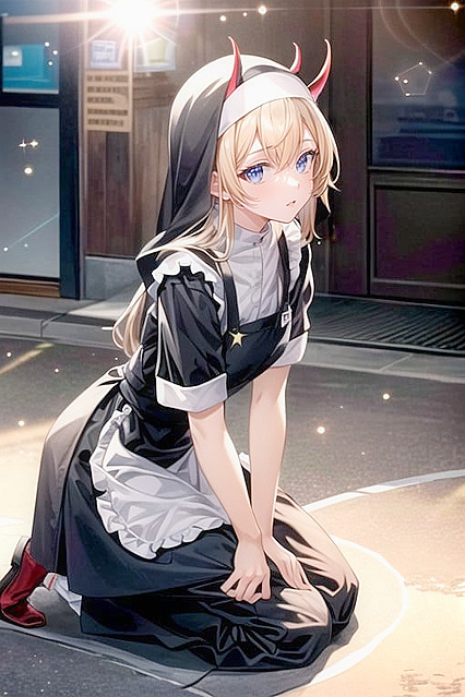 Ninja Gets Sweaty and Steamy in Bathroom Hentai AI Image