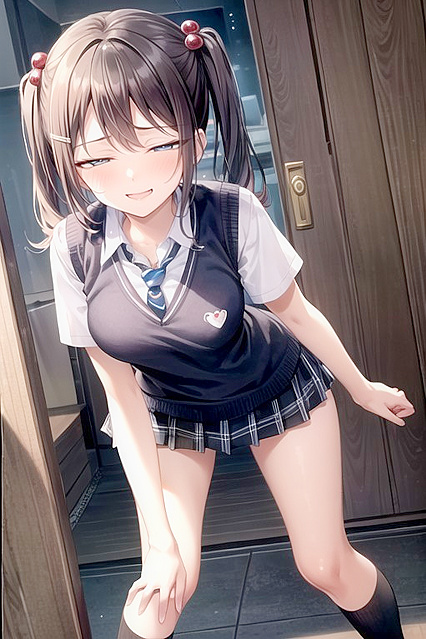 Iko Okivawa's Magical Twilight Adventure Beneath Her Skirt in Steaming hentai Moments
