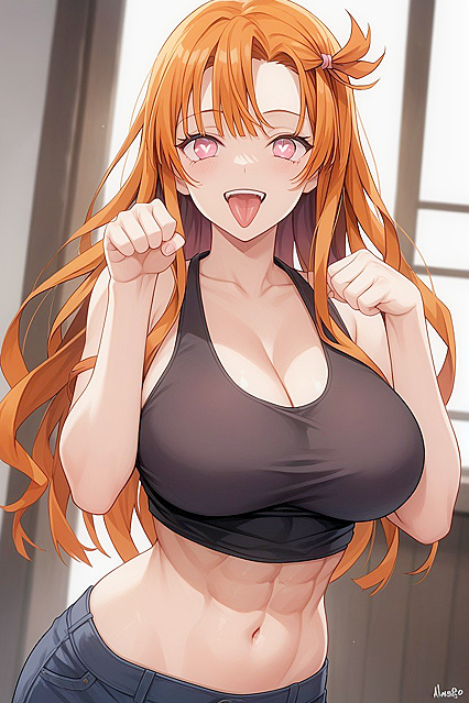 Pet Position, Front View, Open-Mouth Smile Hentai AI Porn