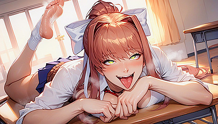 Steaming Hot Frontal Action in Laughing Hentai AI Porn