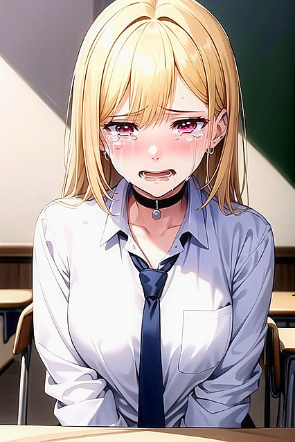 18-Year-Old Kitagawa Marin Pleasured in Sono Bisuke Douro Wa Koi O Suru Hentai Hentai AI Image