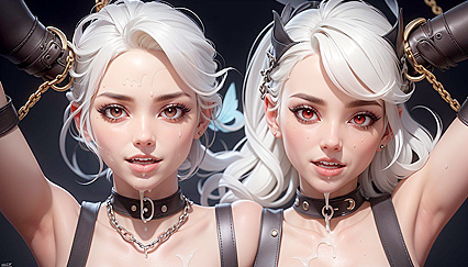 Red-Eyed Fairy Cumming Intensely in Mind-Blowing Hentai AI Image