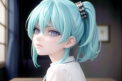 Innocent 18-Year-Old in Skinny Hentai AI Image