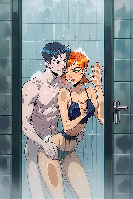 Gwen Tennyson from with a Tiny 18+ Ass in Juicy 18+ Hentai AI Image