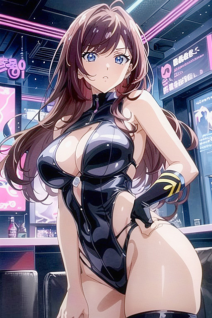 Two People Enjoying a Night at the Strip Club in Hentai AI Porn