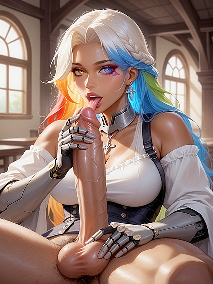 Athletic Guy with Cock Piercings in Tiny 18+ Hentai AI Image