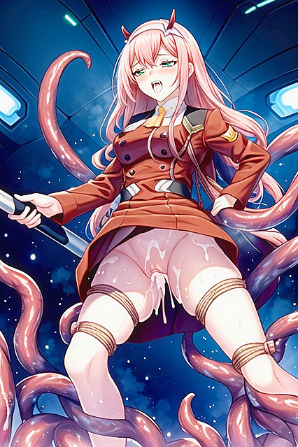 Round Ass and Medium Boobs Teased on the Street in Seductive Hentai AI Image