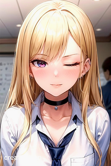 Teen 18+ Girl 18+s with Perfect Curves Enjoy Intimate Kisses in Sensual Hentai AI Image