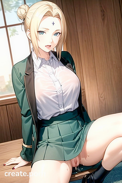 Hair Bun Goddess Reaches Ecstatic Orgasms in Seductive Hentai AI Image