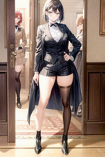 Oily Skinned Babe Shows Off Her Curvy Ass in Seductive Hentai AI Image