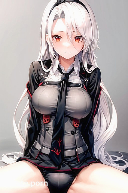 Princess Heinrich from Azur Lane Seduces with Soft Breasts and Pale Skin in Steamy Hentai AI Image