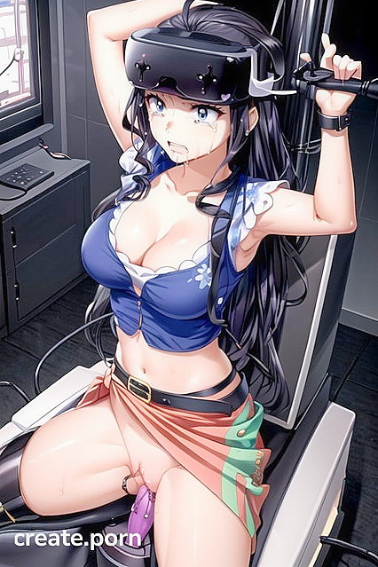 French Maid Gets Pounded by Long-Length Sex Machine in Horny Hentai AI Image