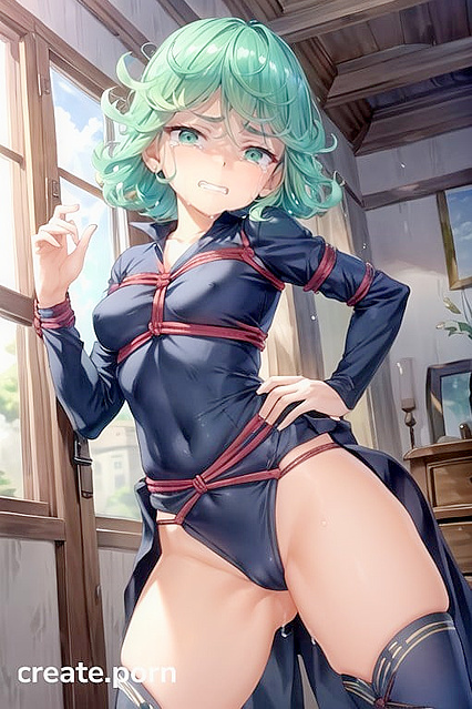 Small Breasts Quiver in Fear During Intense Busty Shots Hentai AI Image