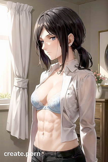 Transparent Bra Sideways View in Anime Hentai Ecstasy