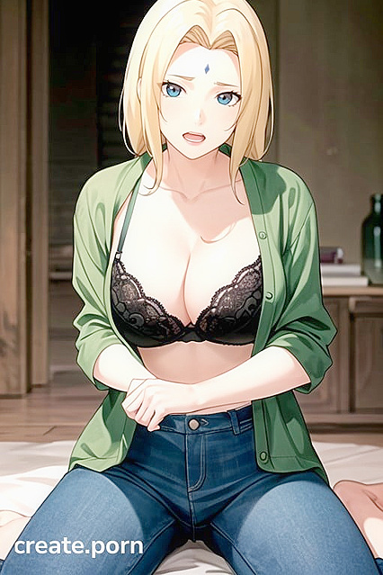 Tsunade from Naruto Seduces in LINGERIE for FULL BODY Hentai Pleasure