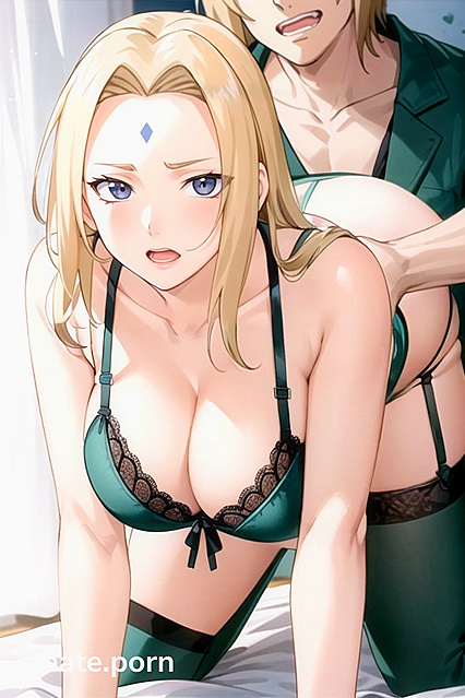 Tsunade from Naruto Wears Seductive Lingerie for Intense Doggystyle Hentai AI Image