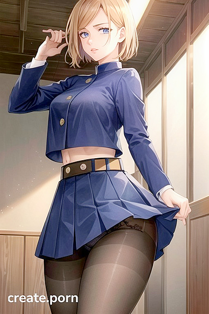 Rounded Ass in Thigh-High Socks - A Front View Hentai Fantasy