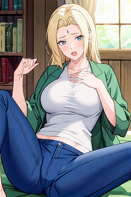 Luscious Breast Squeezing Leads to Intense orgasms in Laydown Hentai AI Image