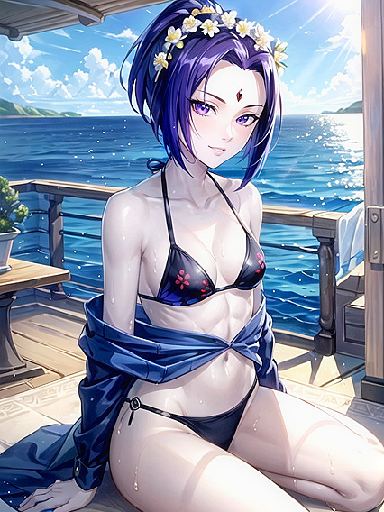 Fit Sunny Takes On Short-Length Action in Steamy Hentai AI Image