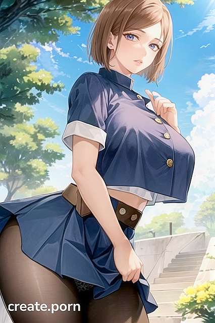 Rounded Ass in Thigh-High Socks - A Front View Hentai Fantasy