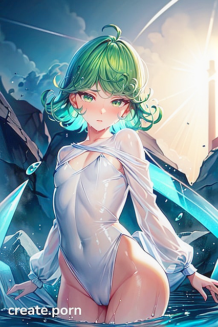 Tatsumaki from One Punch Man Gets Sexy in Skinny Clothes with Seductive CamelToe Action